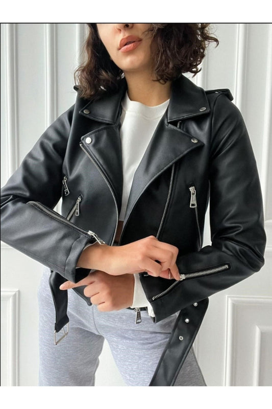 Leather Black Jacket