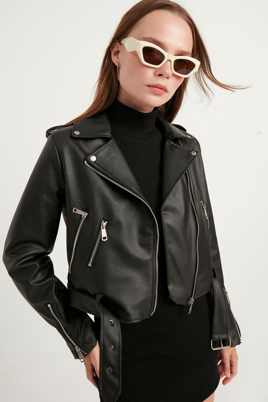 Women's Brown Leather Jacket