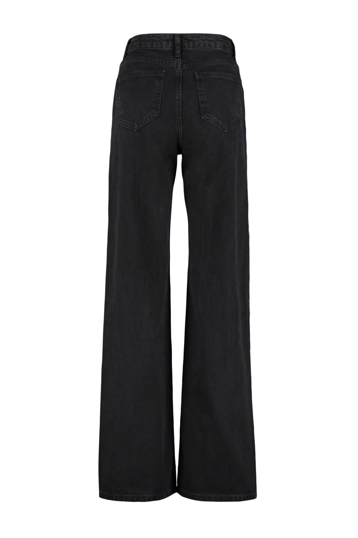 Anthracite High Waist Wide Leg Jeans TWOSS23JE00068