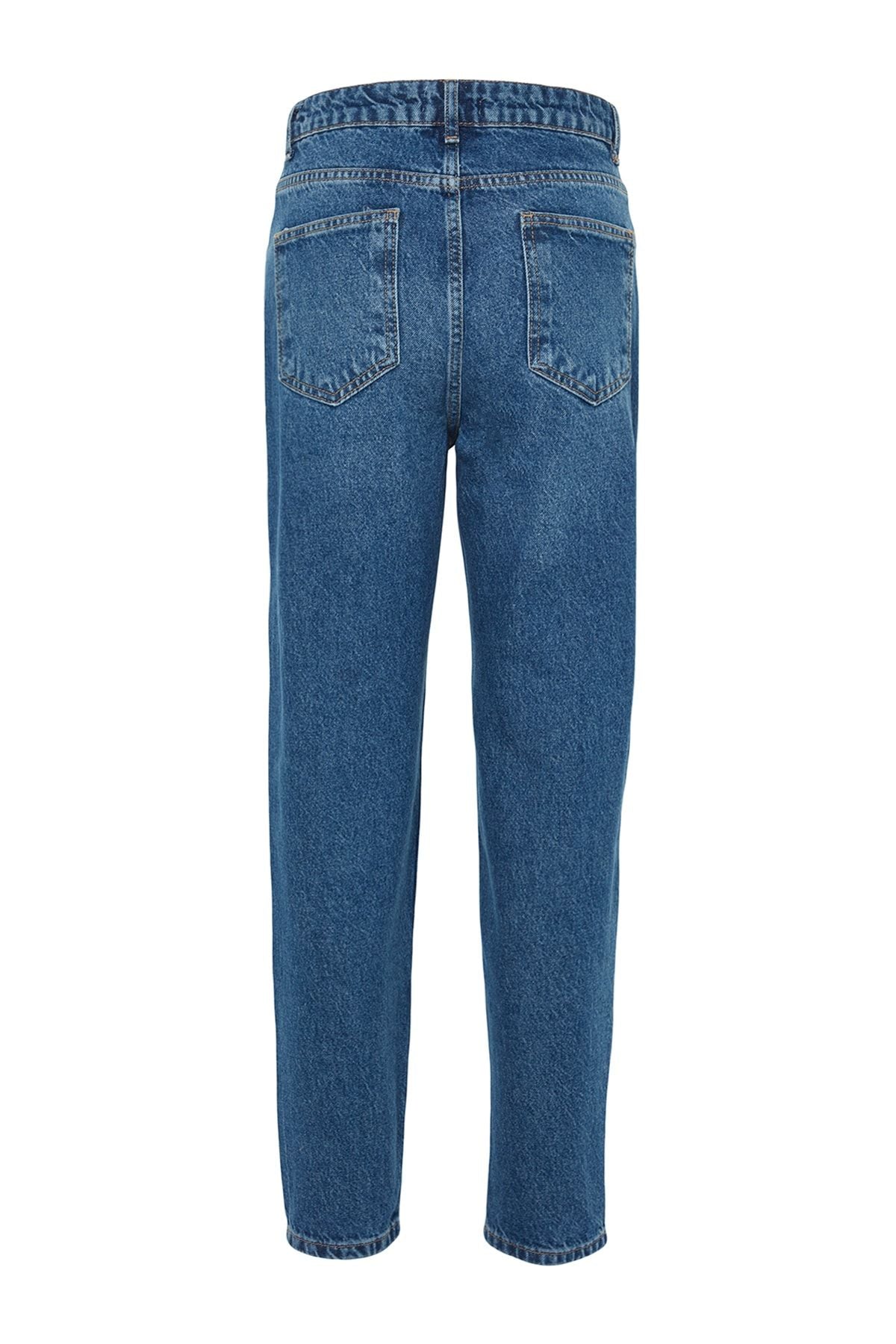 Blue High Bel Mom Jeans TWOSS23JE00085