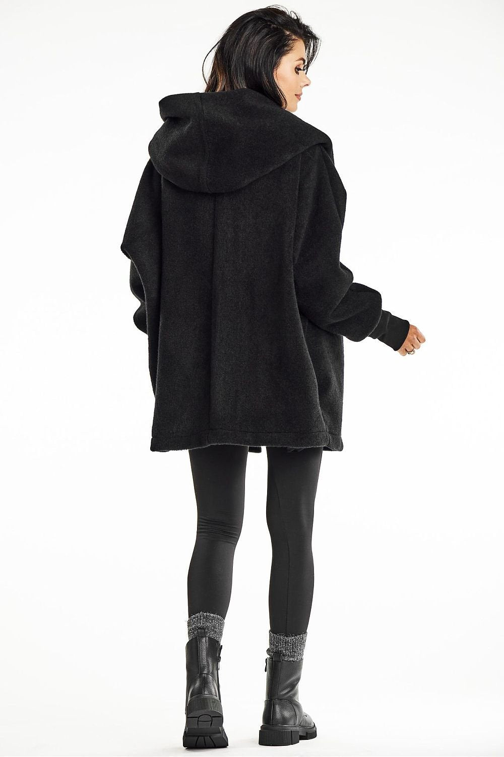 Palton casual oversized